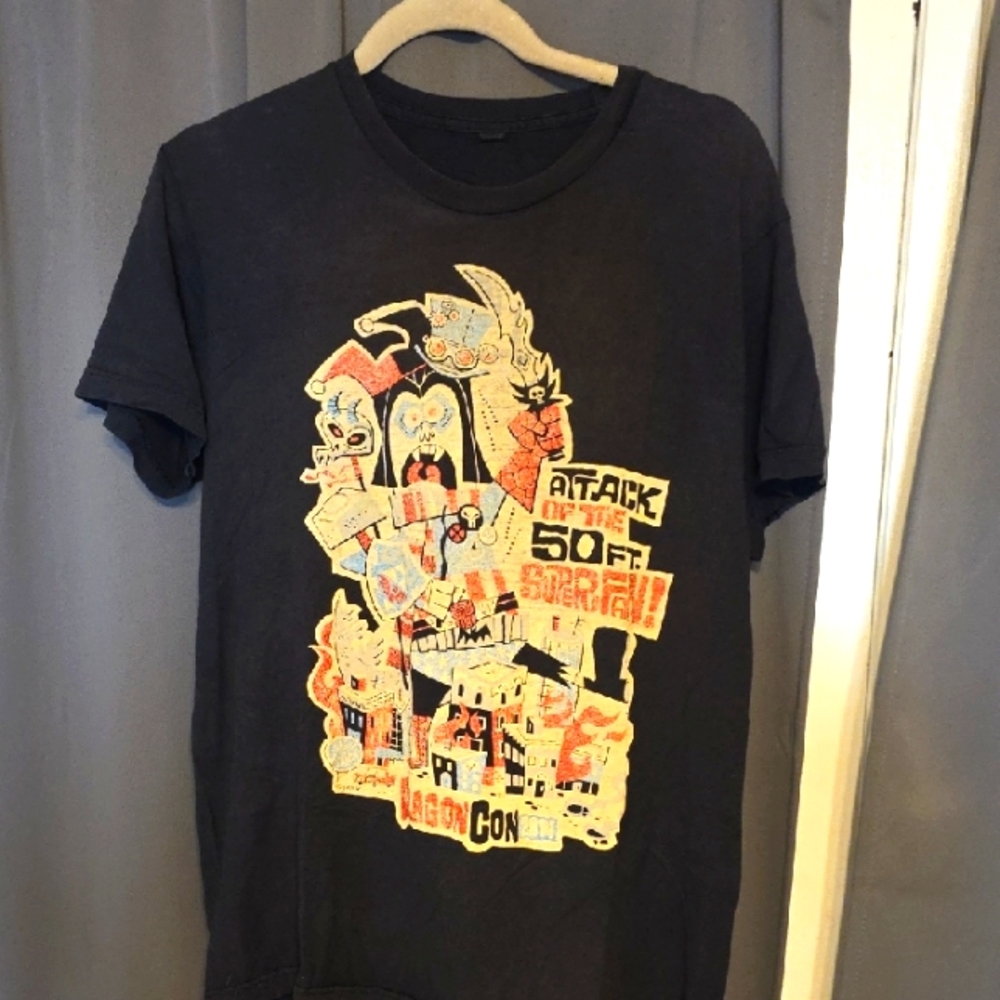 Dragon Con Atlanta 2014 Black T-Shirt Front/Back‎ Graphic  Unisex Sz M? GUC READ